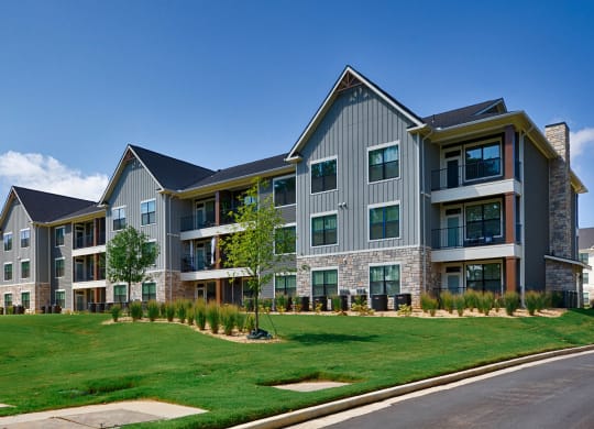 Exterior building view at Farmhaus Apartments, Madison, 35757