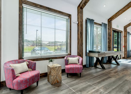 Couch in living at Farmhaus Apartments, Madison, AL, 35757