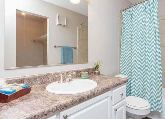 Bathroom With Bathtub at Bradford Pointe, Augusta, Georgia