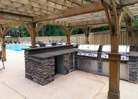Grill And Patio at Westbury Creek, Augusta, Georgia