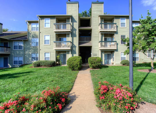 our apartments in a city have balconies at Hunters Chase Apartments, Midlothian, VA