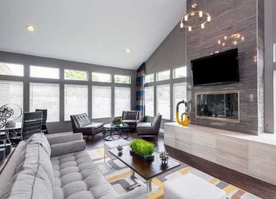the living room | nathan homes at Misty Ridge Apartments, Woodbridge, VA