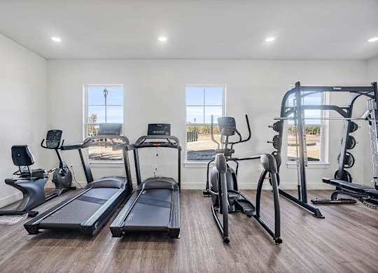 Gym at Seaboard at Sidbury Station, North Carolina
