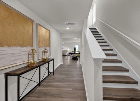 Stairs to go upward at Valley Ridge, Rossville, GA, 30741