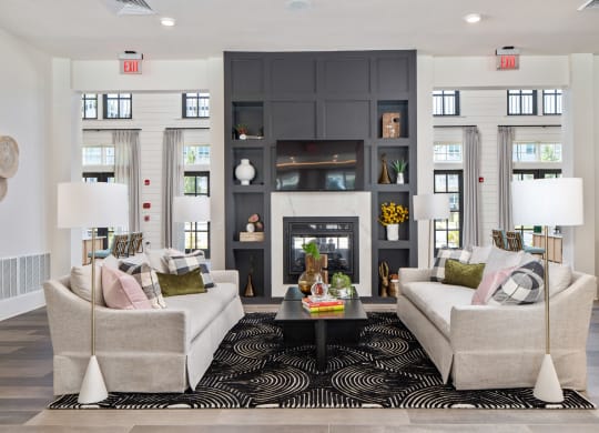 Resident lounge at The Quincy Apartments, Acworth, GA