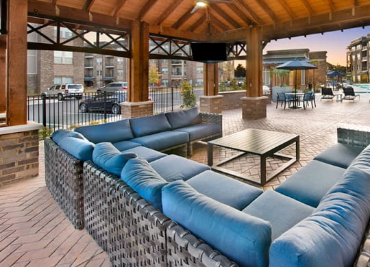 Outdoor Patio at Residence at Riverwatch, Agusta, 30909