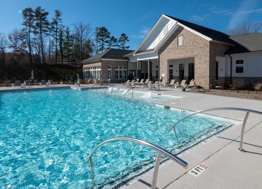 our apartments have a large pool for residents to enjoy at Retreat at Arden Farms, North Carolina