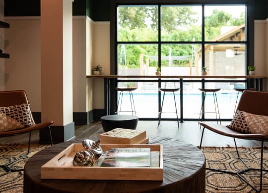 Clubroom at One Riverside Apartments, Chattanooga, 37403