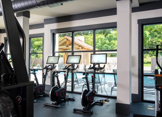 State Of The Art Fitness Center at One Riverside Apartments, Chattanooga, TN, 37403
