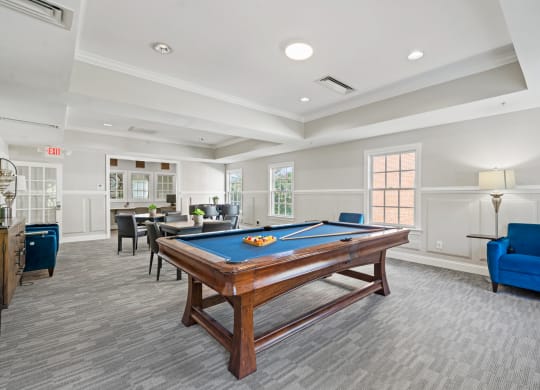Pool Table at Sterling Manor, Williamsburg