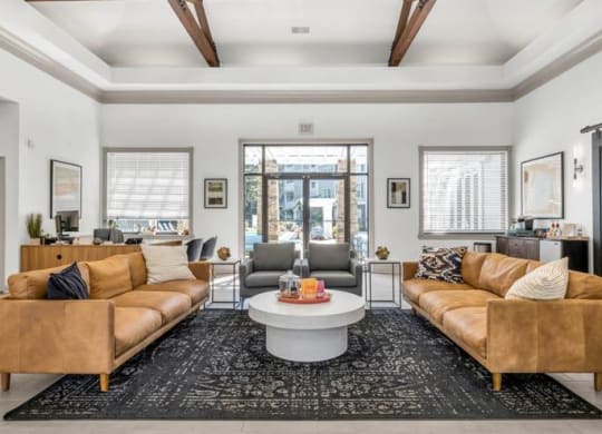 a living room with two couches and a coffee table at Marina Point, Chattanooga, TN 37415