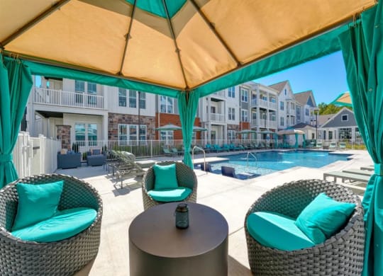 our apartments showcase a swimming pool at Artistry at Winterfield Apartments, Virginia,23112