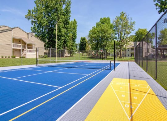 basketball court at the whispering winds apartments in pearland, tx at Hunters Chase Apartments, Virginia,23112