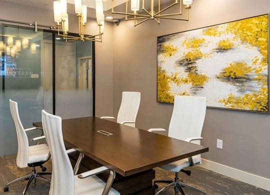 Private conference rooms available for use