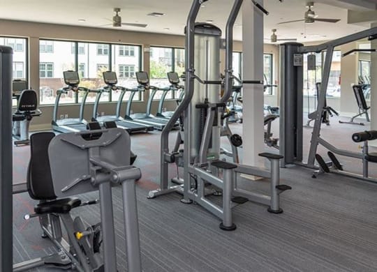 State of the art fitness center at 2000 West Creek Apartments, Virginia, 23238