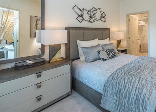 Spacious bedrooms with walk-in closets at 2000 West Creek Apartments, Virginia, 23238