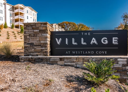 Property Signage at Village at Westland Cove Apartments, Knoxville, TN, 37922