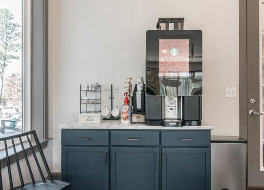 Coffee Machine at Village at Westland Cove Apartments, Tennessee