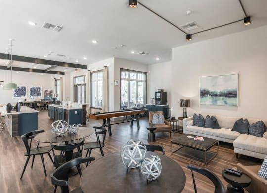 Living Area With Kitchen at Village at Westland Cove Apartments, Knoxville, TN, 37922