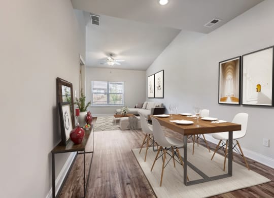 Dining Area at Brighton Townhomes in Acworth 30102
