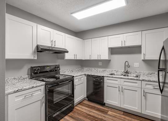 Modern Kitchen at Lifestyle at Shreveport Apartments, Louisiana