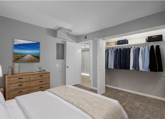 Spacious Bedroom at Lifestyle at Shreveport Apartments, Shreveport, LA