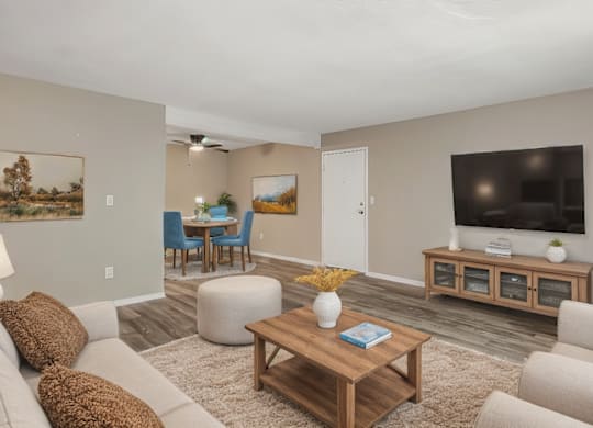 Open Living Room at Lifestyle at Shreveport Apartments, Louisiana, 71109