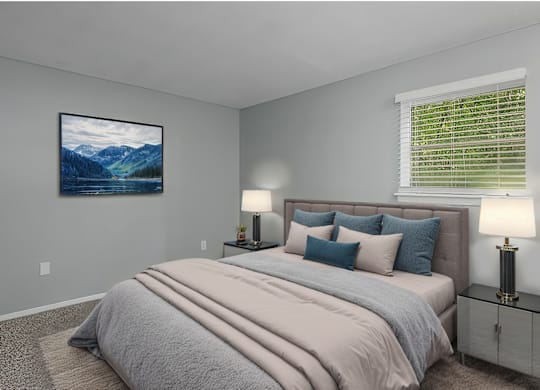 Master Bedroom at Lifestyle at Shreveport Apartments, Shreveport, LA