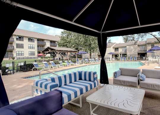 Poolside cabana