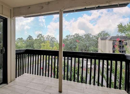 Large balconies available