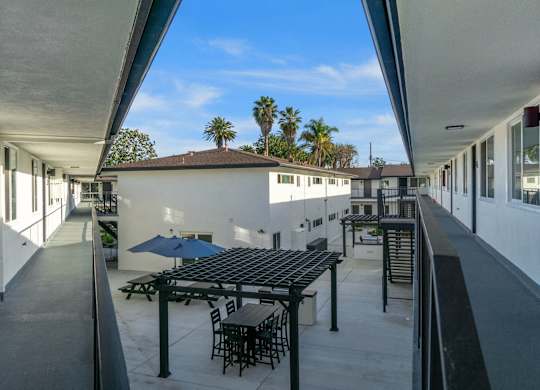 Large Balcony at Torrance Gateway Apartments, Torrance