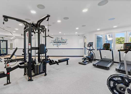 Modern Fitness Center at The Reserve La Mirada, La Mirada