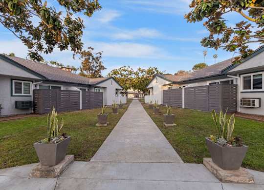 Walking Path at Sunset Cliffs Apartments, Vista, CA, 92084