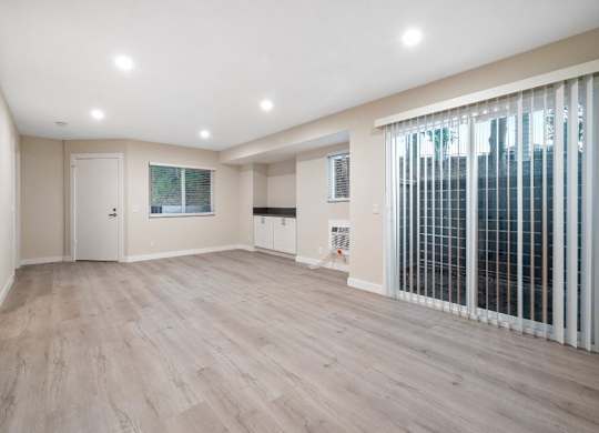 Unfurnished Living Area at Sunset Cliffs Apartments, Vista, California