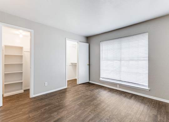 A room with a window and a shelf. at Carisma, Dallas, TX, 75240