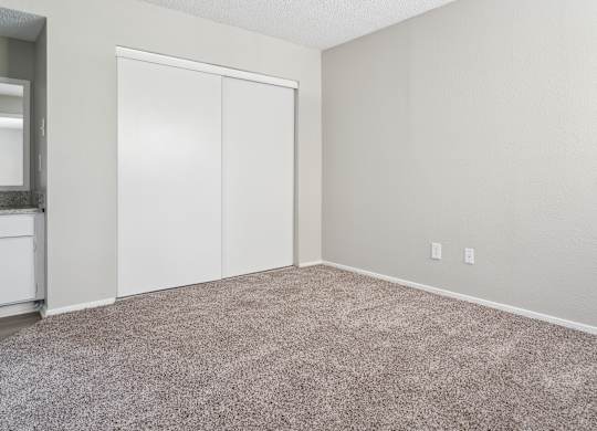 Carpeted Bedroom at Anson at North Hills, Raleigh, North Carolina