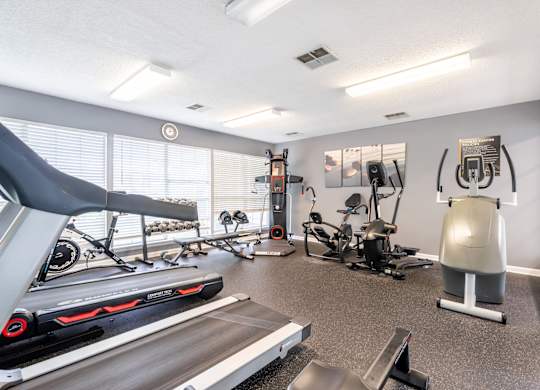 Modern Fitness Center at Rosewood at Colony Square, Rocky Mount