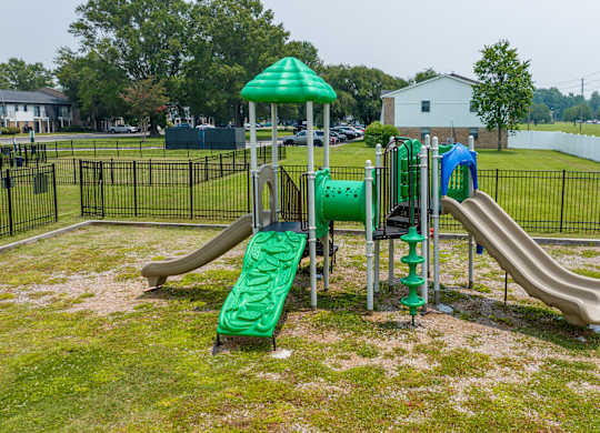 A playground at Liberty Crossing, Jacksonville, NC