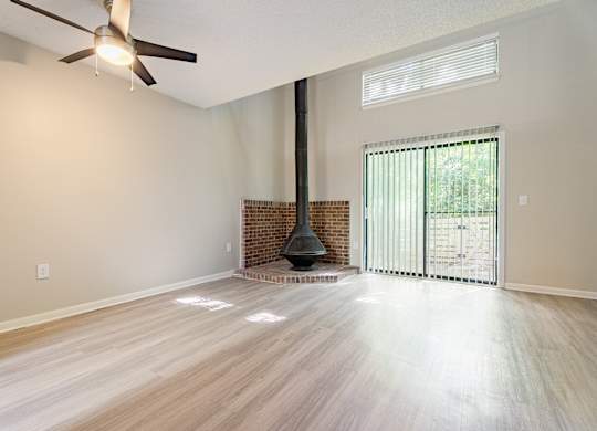 Unfurnished Living Area at Rosen at North Hills, North Carolina