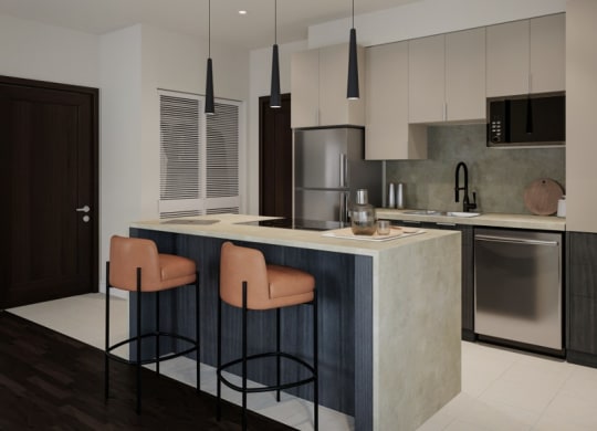 An interior picture of Lotus Cityline Apartments in Downtown Salt Lake City, Utah