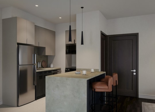 An interior picture of Lotus Cityline Apartments in Downtown Salt Lake City, Utah