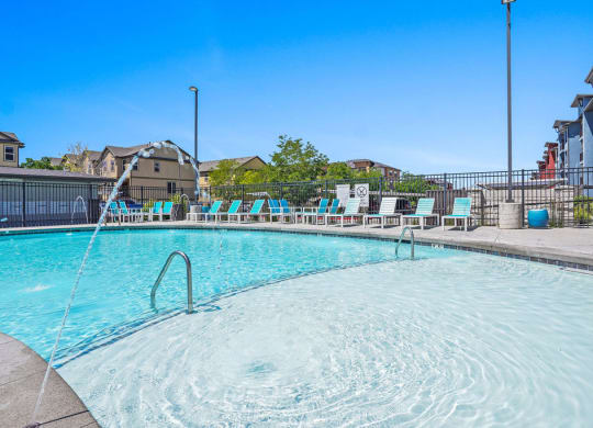 our apartments have a large pool for residents to enjoy