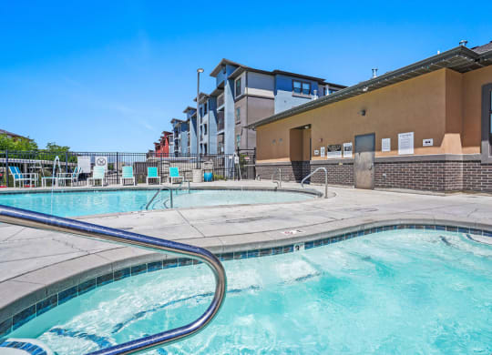 our apartments have a resort style swimming pool