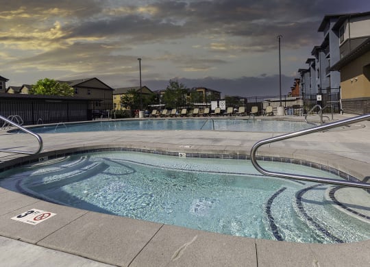 take a dip in our resort style pool