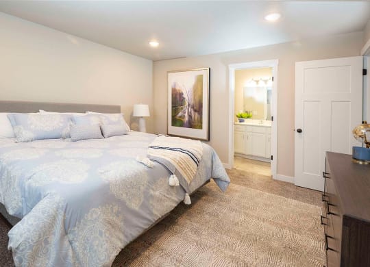bedroom atVALO at South Haven Farms townhomes in Payson, UT