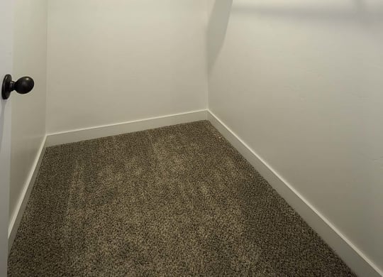 walk in closet at VALO at South Haven Farms townhomes in Payson, UT