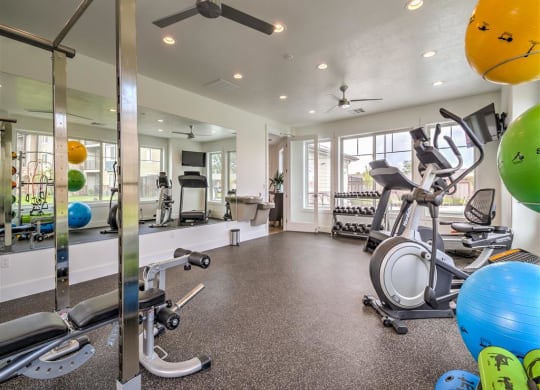 Aderra apartments fitness center