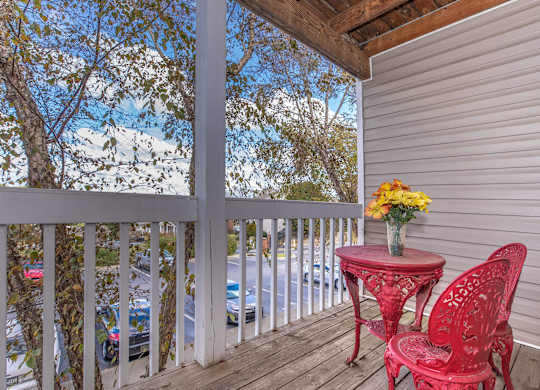 Balcony And Patio at Arbors at Windsor Lake, South Carolina