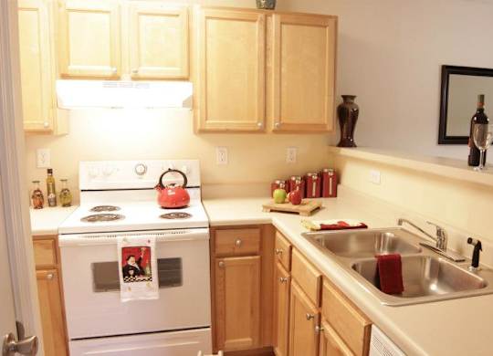 All Electric Kitchen at Cross Creek Apartments, South Carolina, 29906