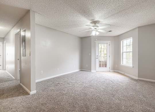 Well Lit Living Room at Cross Creek Apartments, Beaufort